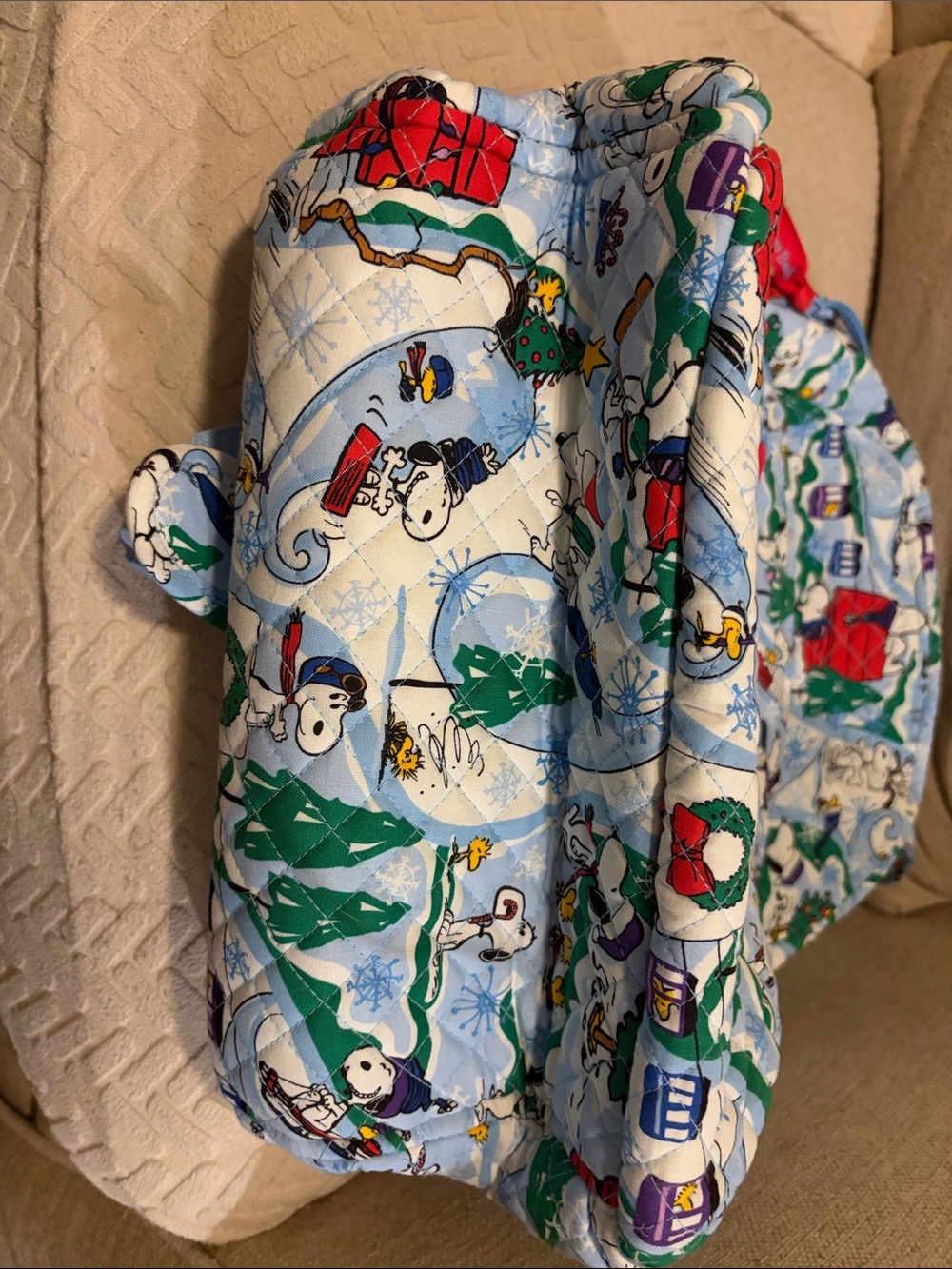 Vera Bradley x Peanuts Christmas Backpack New! - Picture 8 of 15